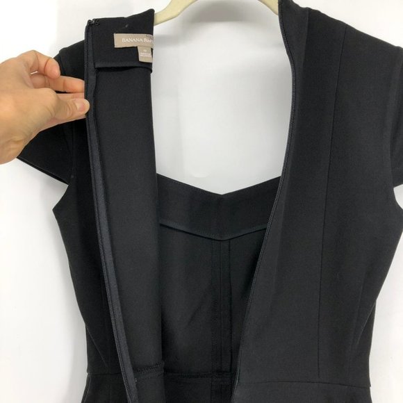 Banana Republic Black Midi Dress - Picture 13 of 15